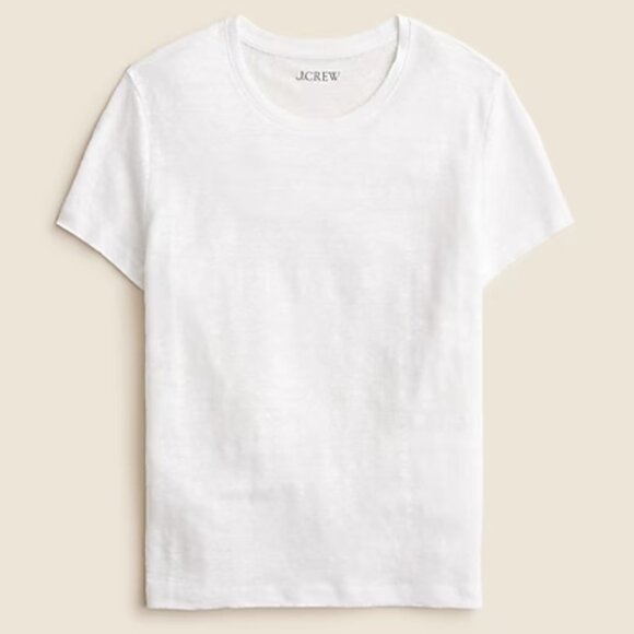 J. Crew New relaxed linen T-shirt Size XXS - Picture 2 of 11